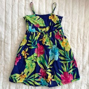 Old Navy tropical dress girl 4T 4